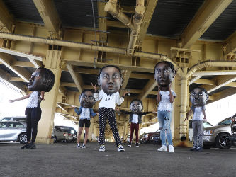 THE TRANSFORMATION OF BENJAMIN BANNEKER puppets